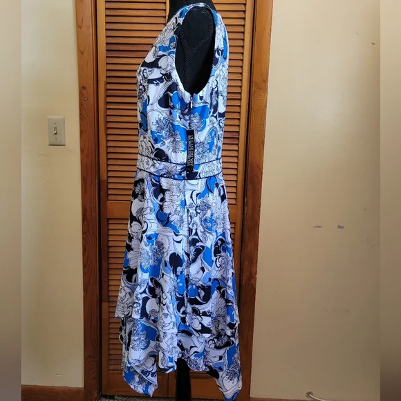 NWT Sleeveless Floral Dress Plus Size 14 (NY&CO) - Picture 4 of 5